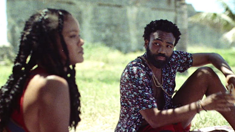 Rihanna and Donald Glover chilling