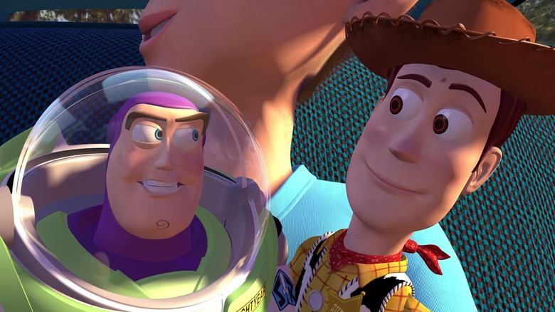 Buzz and Woody smiling
