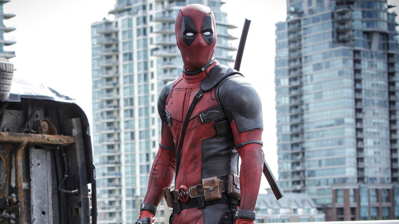 Deadpool on the bridge