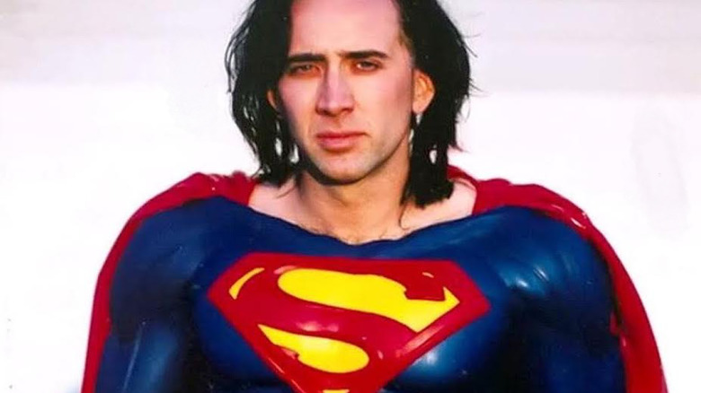   Nicolas Cage amb el vestit de Superman