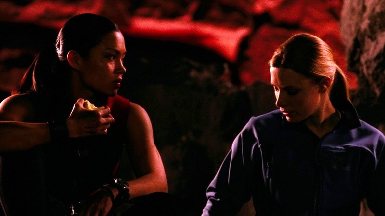 Descent characters in cave