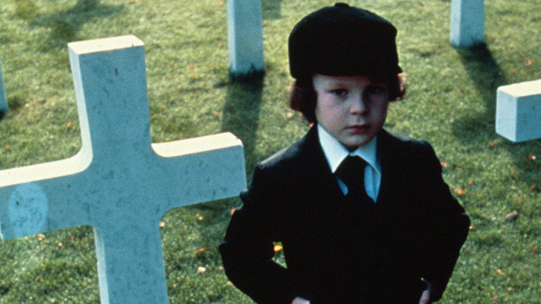 Damien Thorn stares
