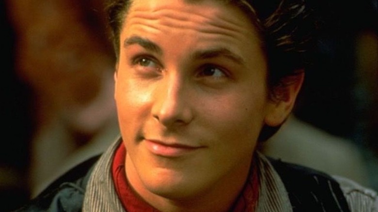 Christian Bale as Jack looks up