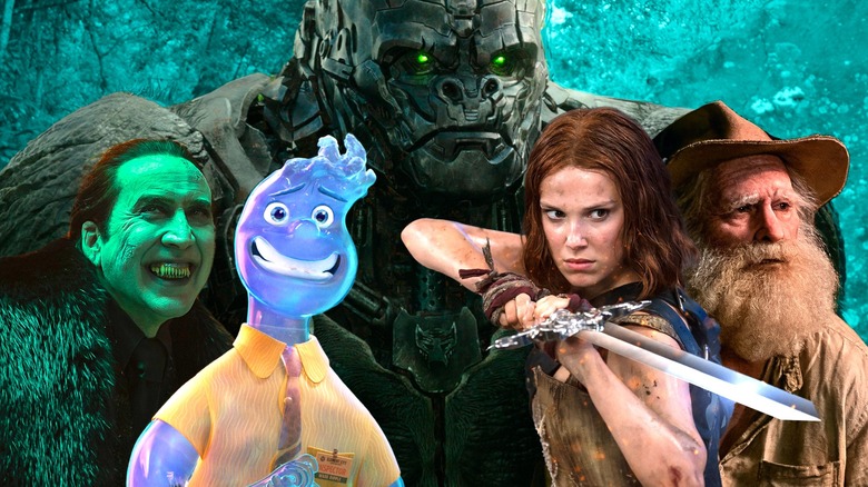 Nicolas Cage, Millie Bobbie Brown, Elemental, Optimus Prime