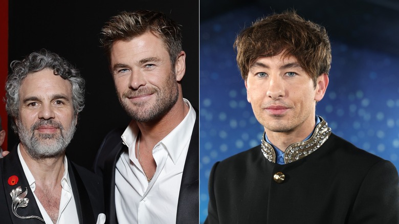 Mark Ruffalo, Chris Hemsworth, and Barry Keoghan
