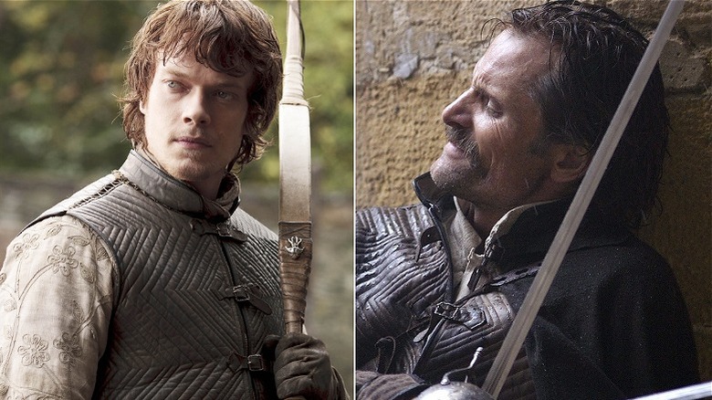 Theon Greyjoy in Game of Thrones (2011) and Alatriste in Alatriste (2006)