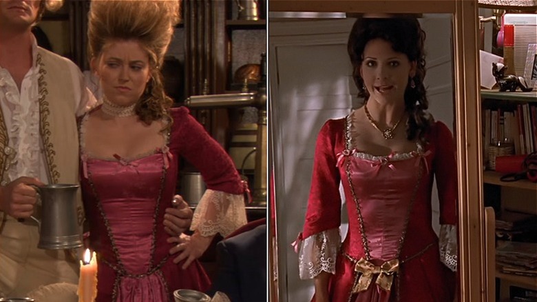 A pink dress worn in Buffy the Vampire Slayer (1995) and How I Met Your Mother (2005)