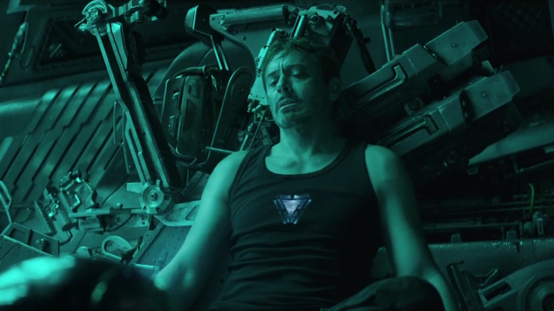 Tony Stark stranded in space