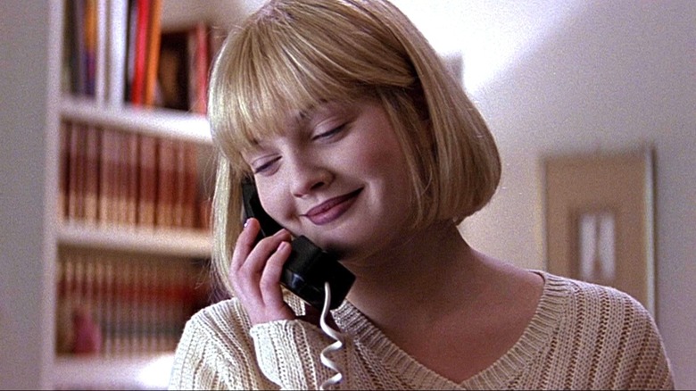 Casey Becker chatting on the phone