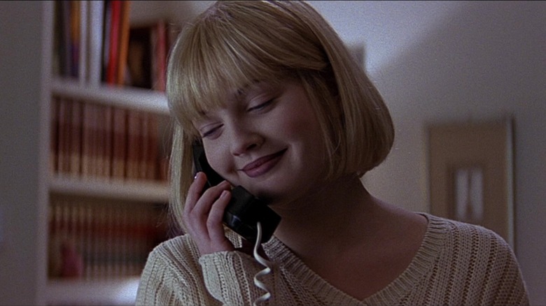 Casey Becker chatting on the phone