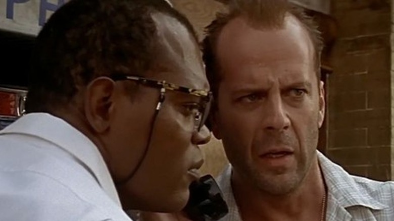Bruce Willis and Samuel L. Jackson in Die Hard with a Vengeance