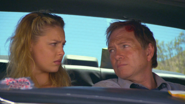 Grant and Marissa in the car