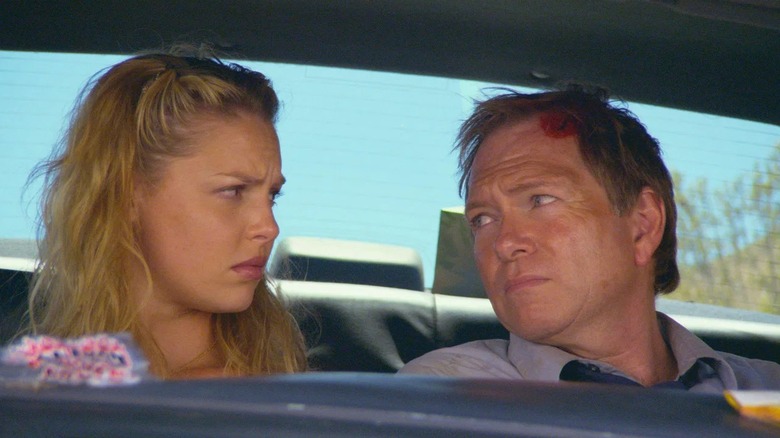 Marissa and Grant looking at each other "Zyzzyx Road" (2006)