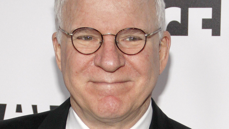 Steve Martin smiles