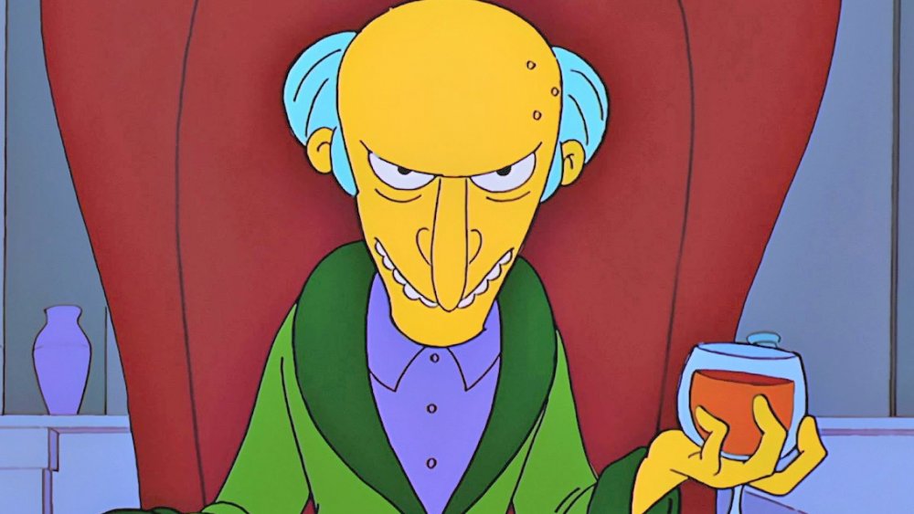 Mr. Burns Simpsons 10 Sitcom Characters That Would Make Amazing Supervillains