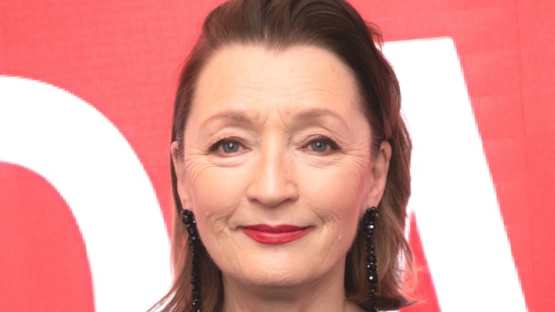 Lesley Manville smiling