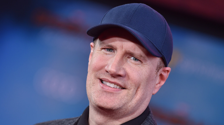 Kevin Feige in ballcap