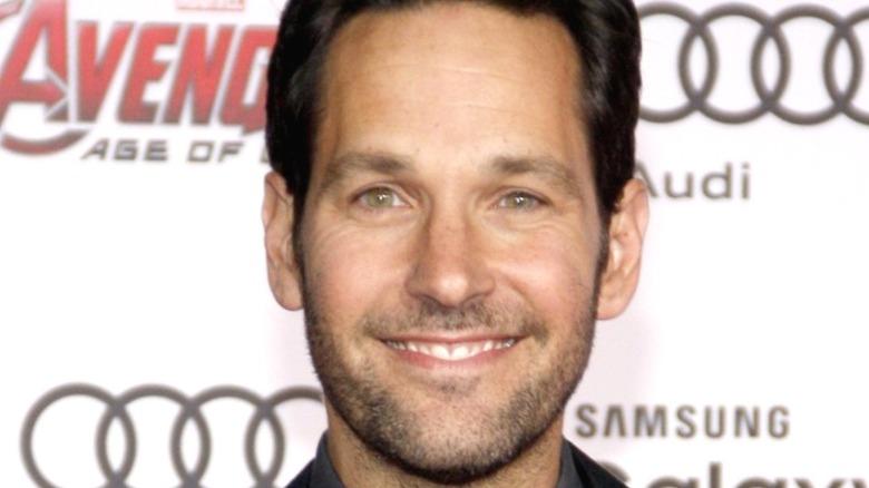 Paul Rudd smiling at Avengers event