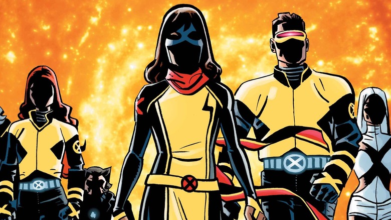 Ms. Marvel classic X-Men cover homage