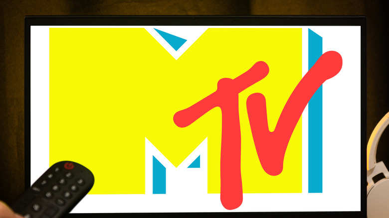 MTV ad on TV with a remote