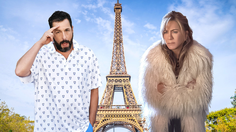 Adam Sandler Jennifer Aniston Eiffel Tower