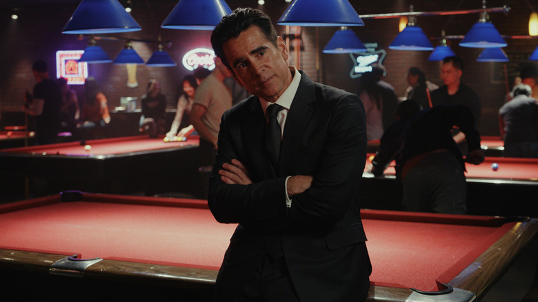 John Sugar leaning on a pool table on Sugar
