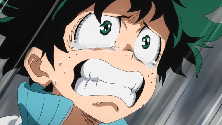 Deku crying 