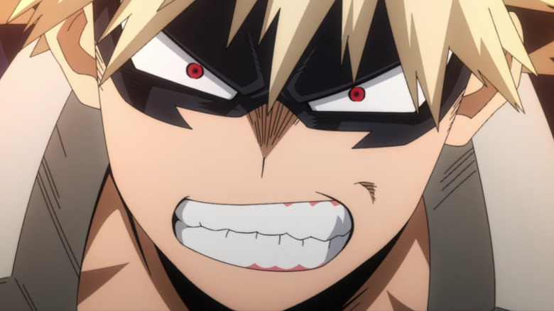 Bakugo looks enraged