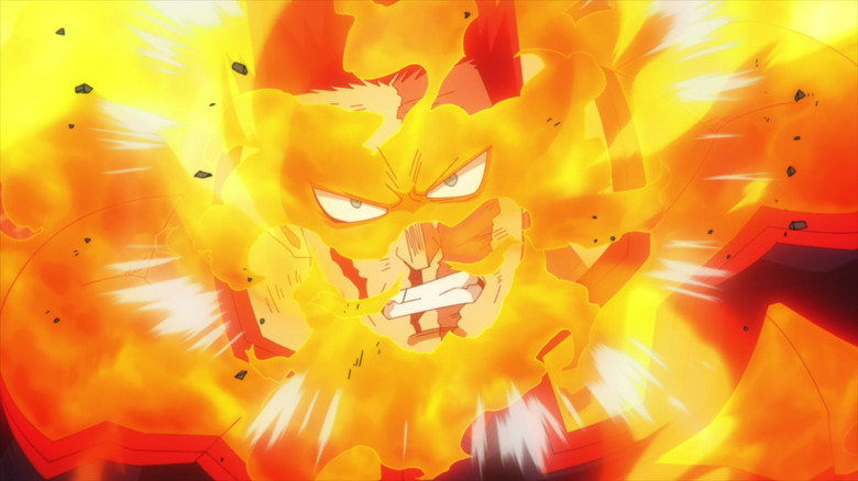 Endeavor charges Shigaraki