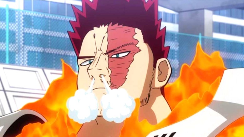 My Hero Academia Endeavor Exhaling