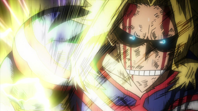 All Might prepares a final attack
