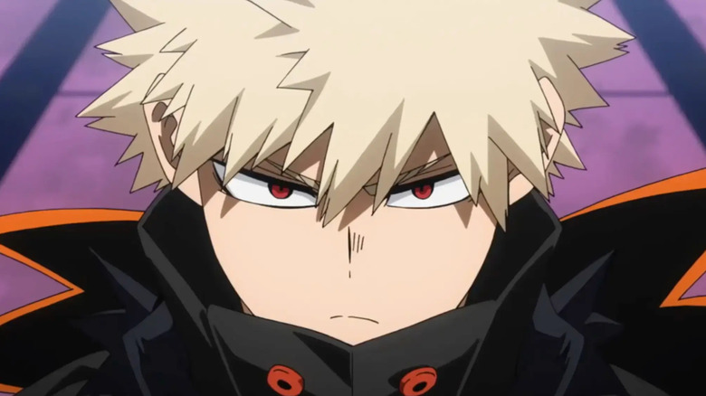 Katsuki Bakugo glaring in My Hero Academia