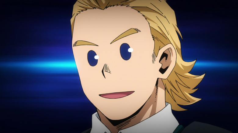 Mirio Togata looking happy