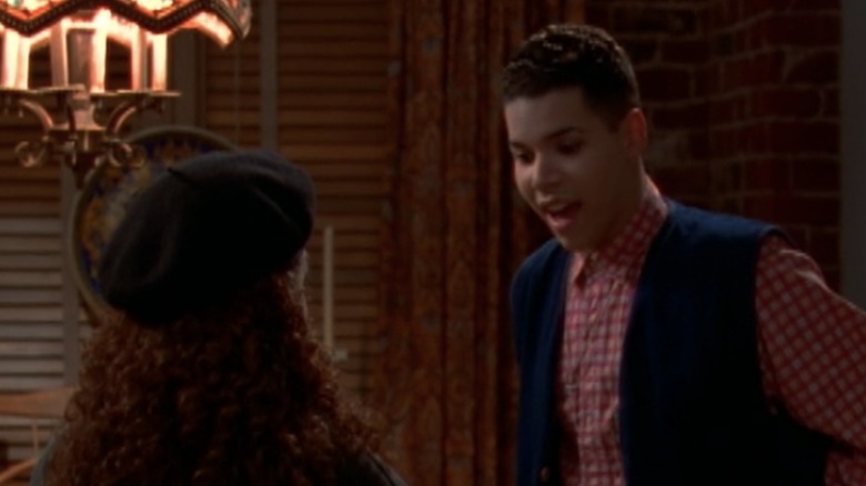 Rickie talking to Delia