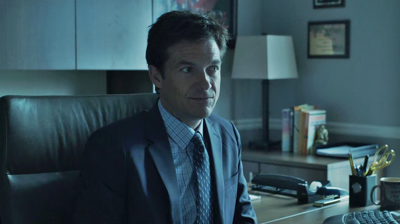 Marty Byrde smiling in his office in "Ozark" (2017-2022)