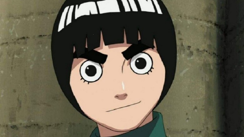 Rock Lee smiling