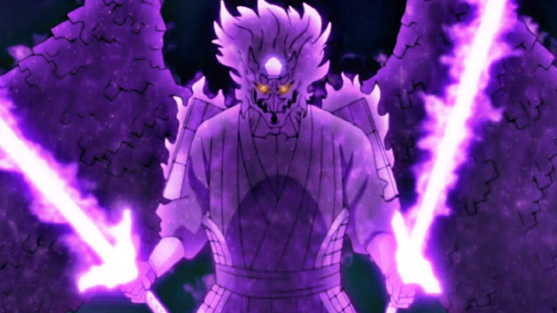 Purple Susanoo with double swords