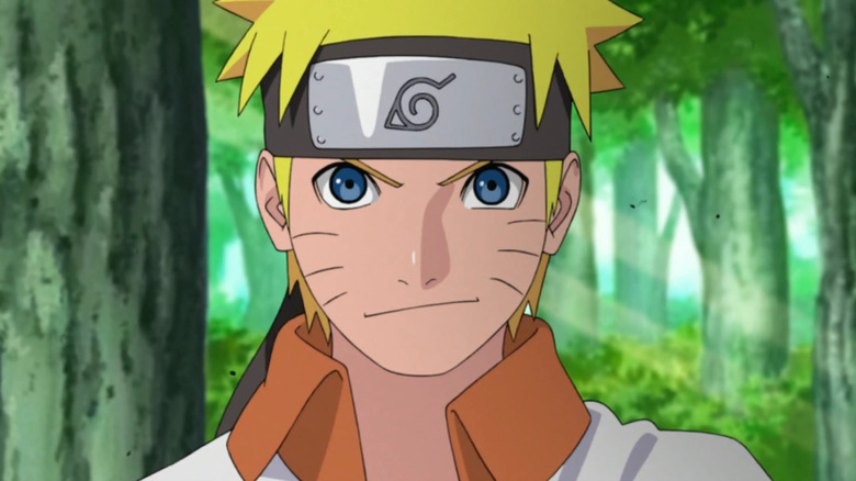 Naruto smirking