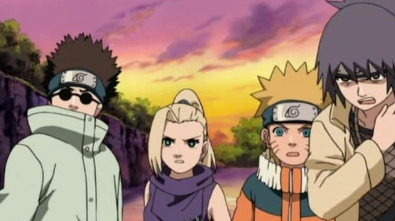 Naruto and group looking surprised