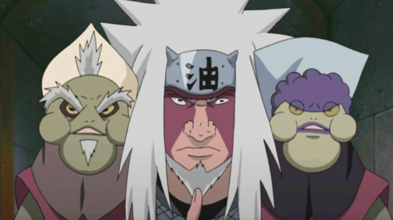 Jiraiya and Two Toad Sages