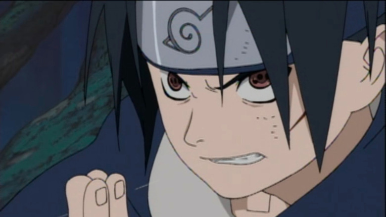 Sasuke awakening his sharingan