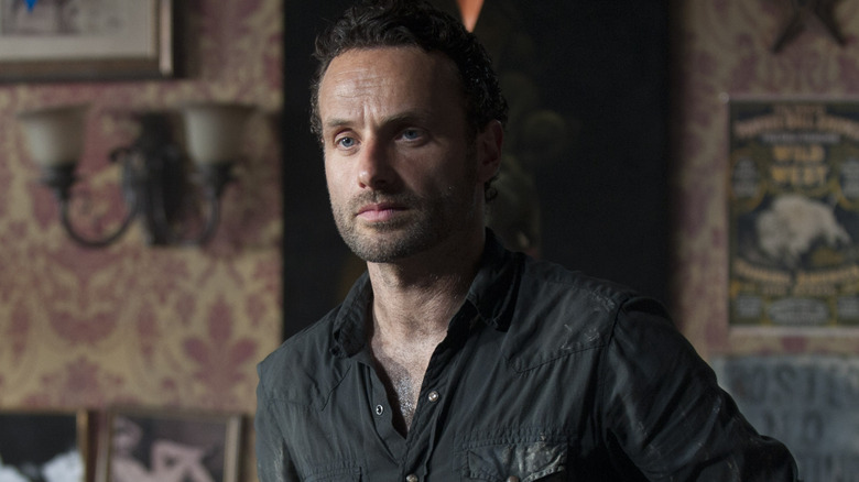 Rick Grimes looking puzzled