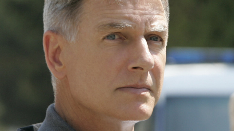 Leroy Jethro Gibbs looking stoic 