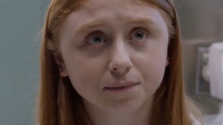 Emily Fornell looking scared 