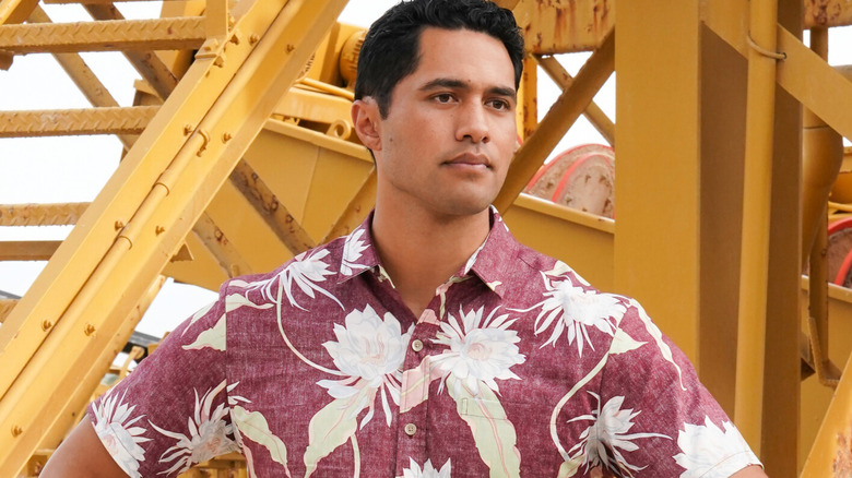 Kai in Red Hawaiian Shirt