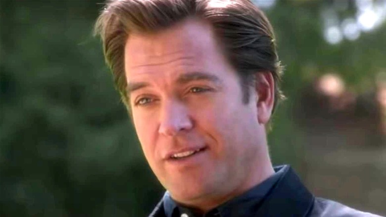 Tony DiNozzo looks on with an amused smile