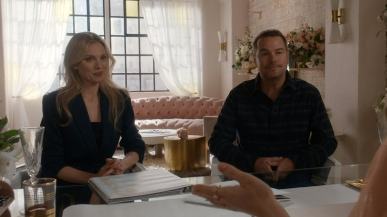 Anna and Callen sitting 