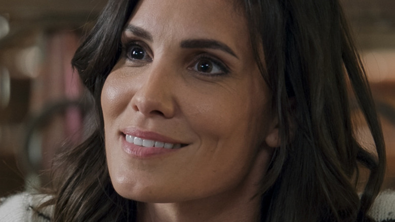 Special Agent Kensi Blye staring ahead