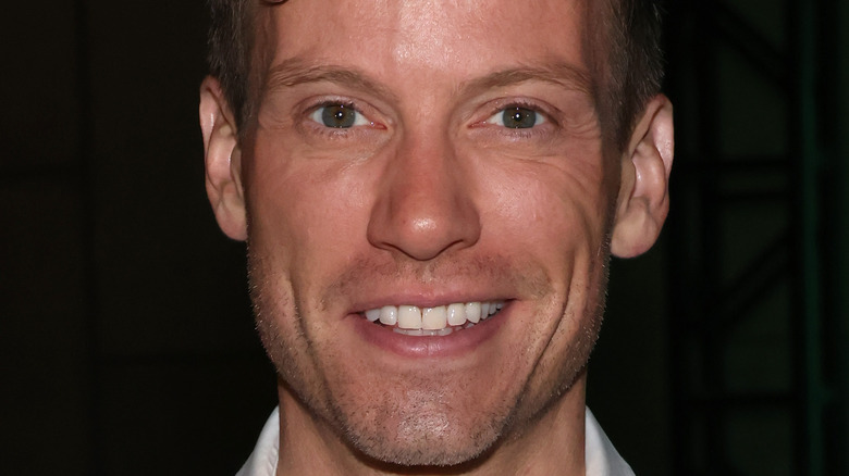 Barrett Foa looking happy