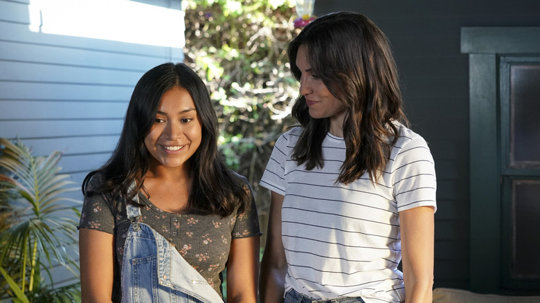 Kensi and Rosa smiling 